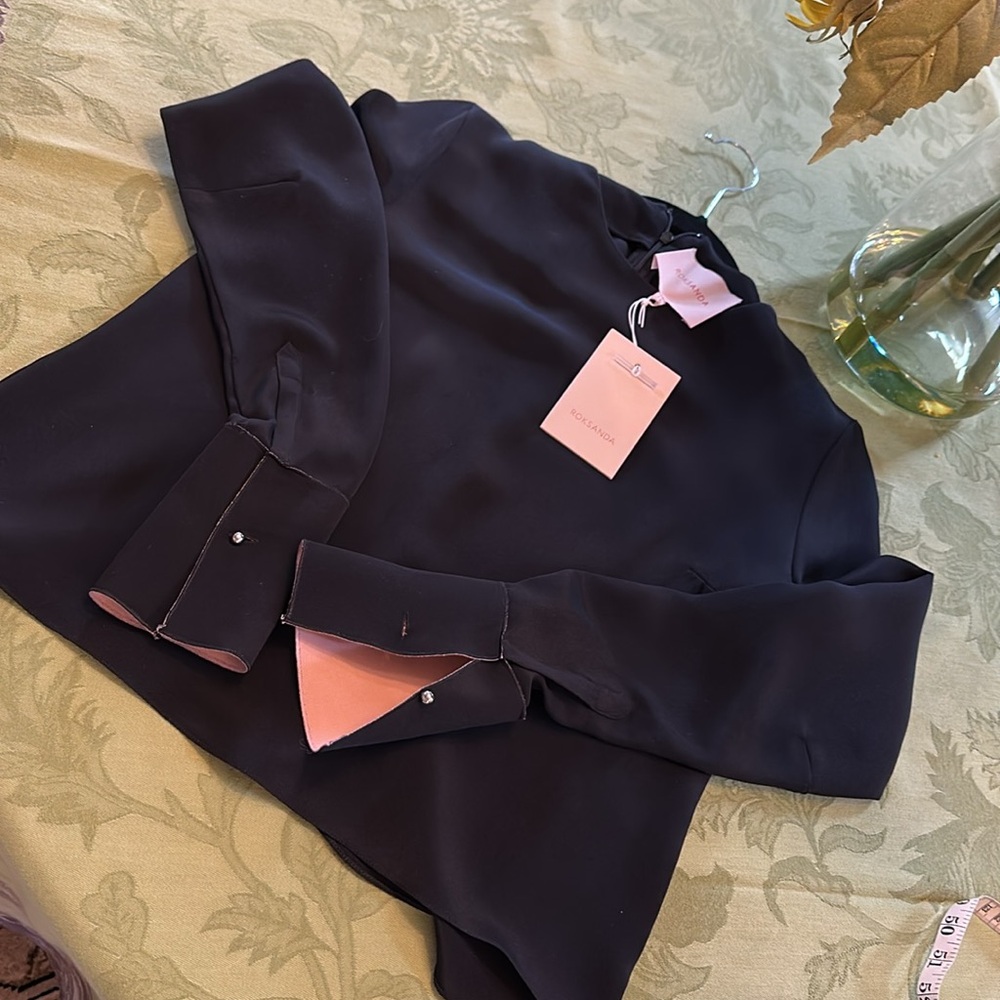 Roksanda Black Silk Blouse